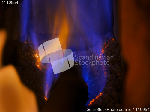 Image of  Natural gas is burning (II)