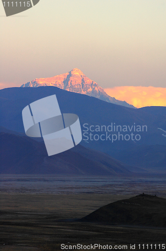 Image of Distant view of Mount Everest