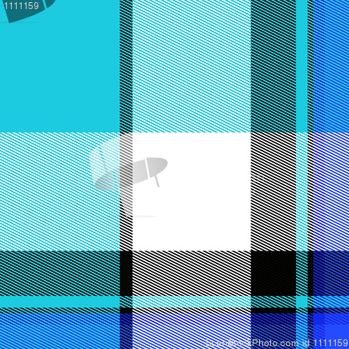Image of Blue Plaid Pattern