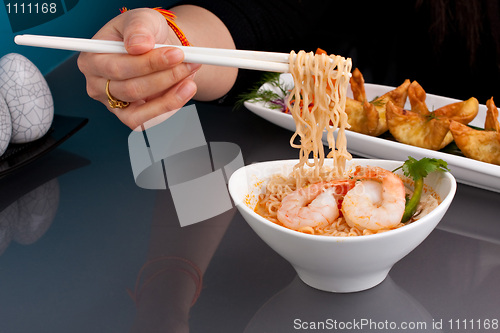 Image of Thai Noodle Soup with Prawns