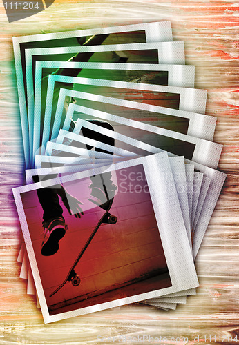 Image of Skateboarding Photos Montage