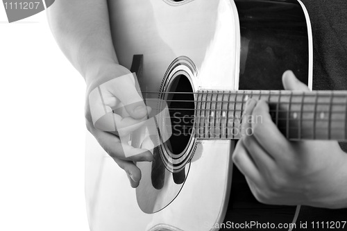 Image of Electric Acoustic Guitarist