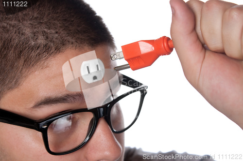 Image of Man Needing a Recharge