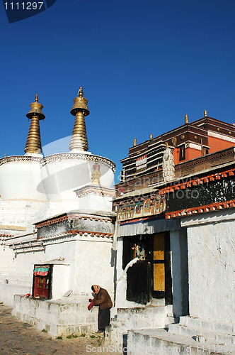 Image of Landscape of a famous lamasery in Tibet