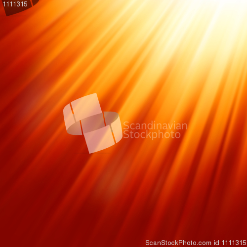 Image of Warm sun light. EPS 8