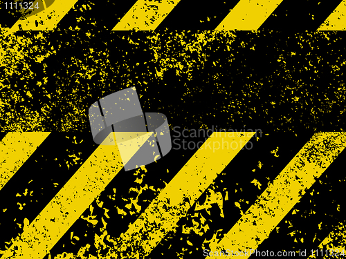 Image of Diagonal hazard stripes texture. EPS 8