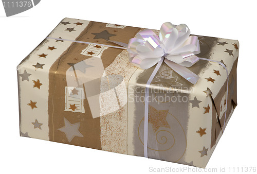 Image of gift box at Christmas or New Year