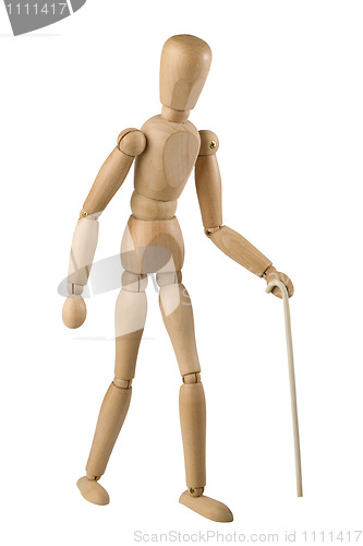 Image of wooden toy man 