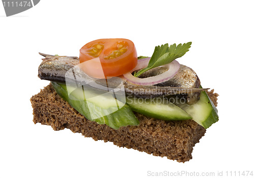 Image of danish open sandwich 