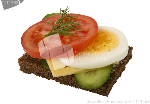 Image of danish open sandwich 