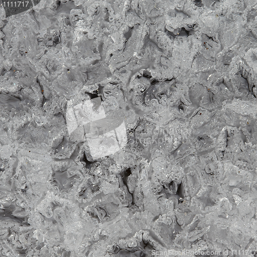 Image of Close up - structure of surface of ice