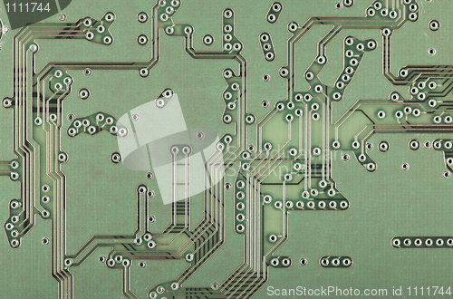 Image of Industrial technological background - circuit board