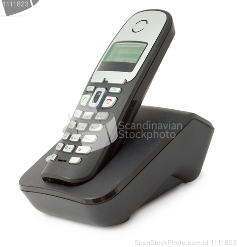 Image of Ordinary office desktop telephone