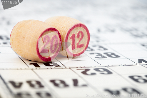Image of Wooden barrels lotto with 2010