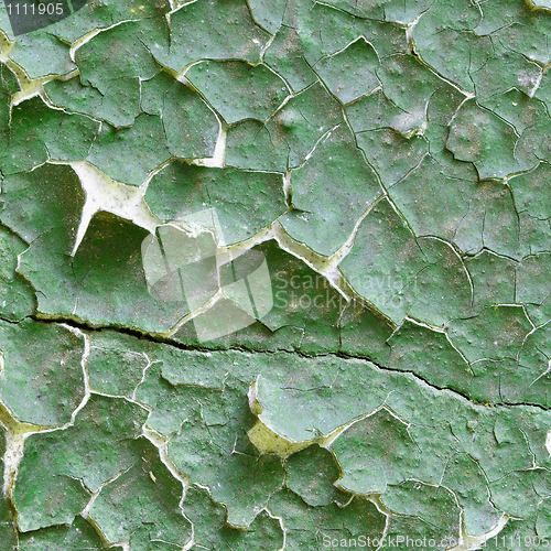 Image of Structure from an old wall with cracked paint