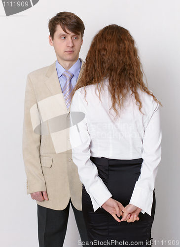 Image of Young couple - difficult relationship