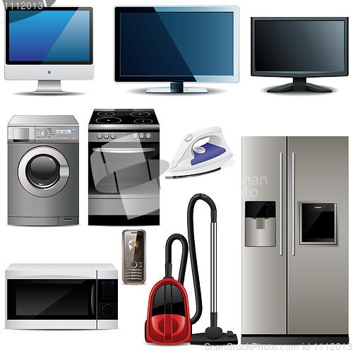 Image of Household electronic elements 