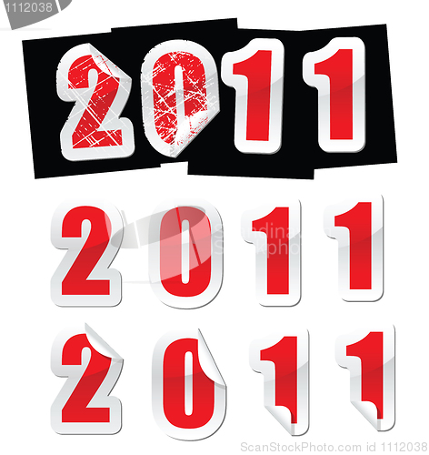 Image of new year sticker