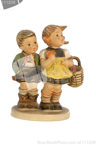 Image of model of boy & girl