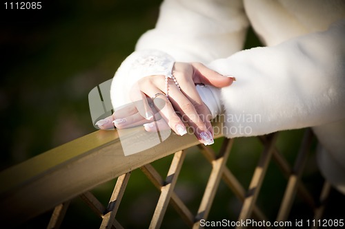 Image of Hands of the bride