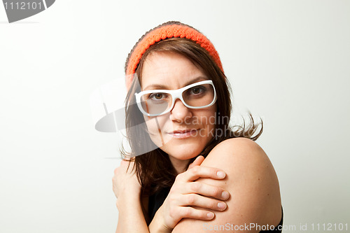 Image of Portrait of a trendy woman