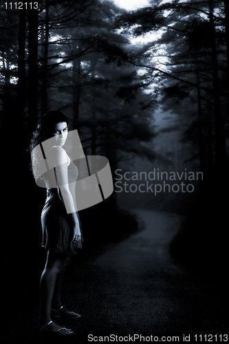 Image of Girl in the forest