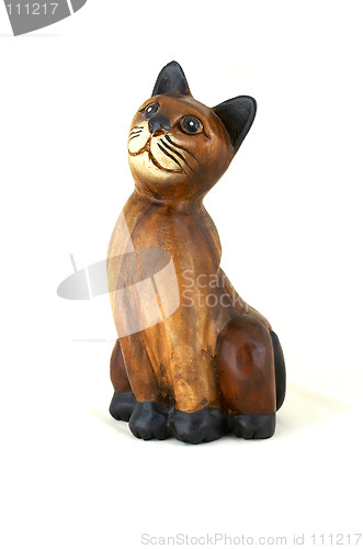 Image of wooden cat