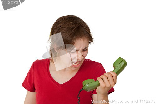 Image of On the phone