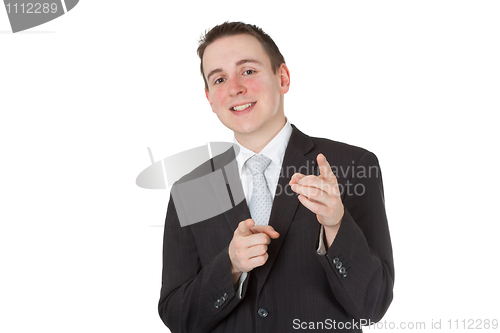 Image of Friendly businessman