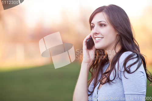 Image of Woman on the phone