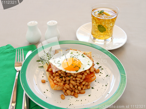 Image of Egg On Baked Beans