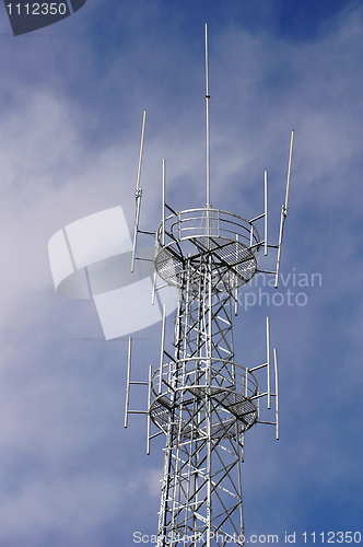Image of Base station antennas tower