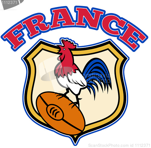 Image of France Rooster cockerel rugby