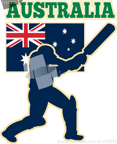 Image of cricket batsman batting australia