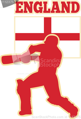 Image of cricket batsman batting england