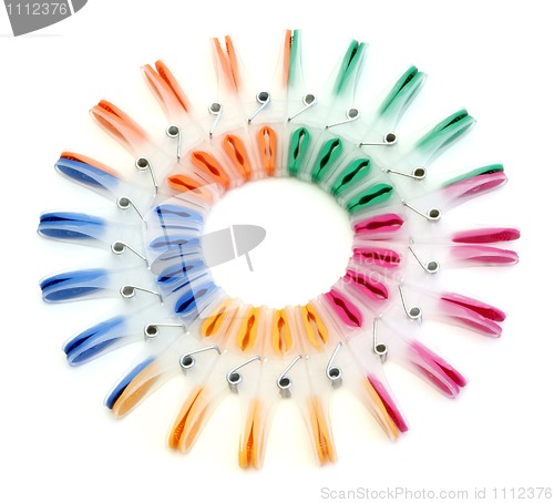 Image of Clothes pegs circle