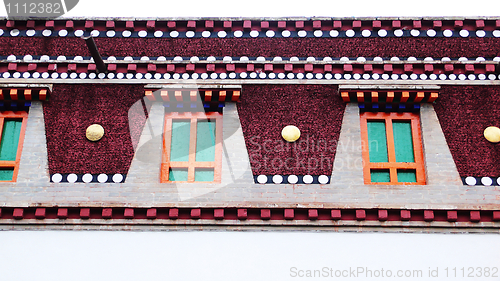 Image of Details of Tibetan buildings
