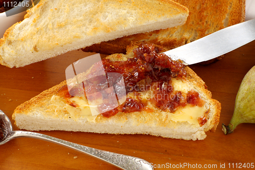 Image of Fig Jam On Toast