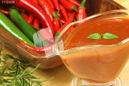 Image of Peppers and  sauce