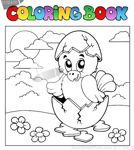 Image of Coloring book with Easter theme 3