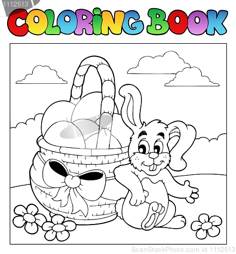 Image of Coloring book with Easter theme 2