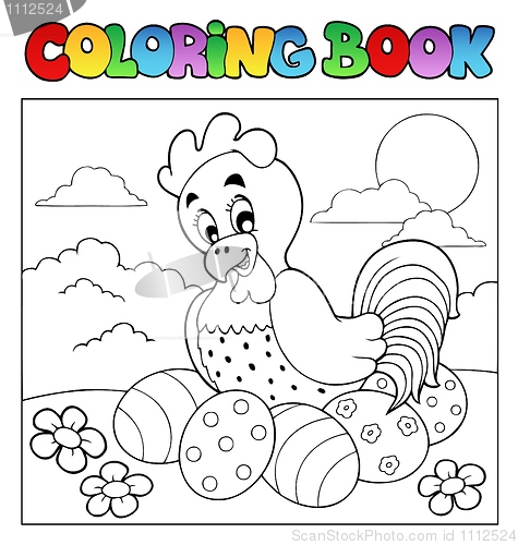 Image of Coloring book with Easter theme 4