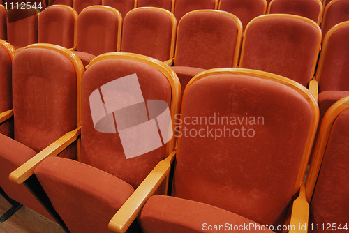 Image of red chairs