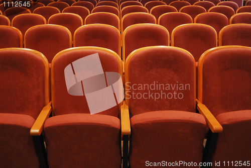 Image of red chairs