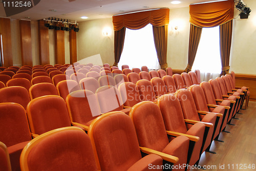 Image of red chairs