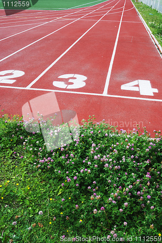 Image of running tracks