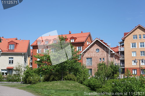 Image of several low-rise houses