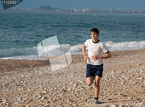 Image of Teen jogging