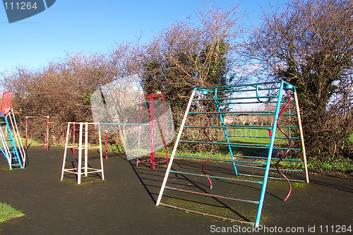 Image of metal climbing frame