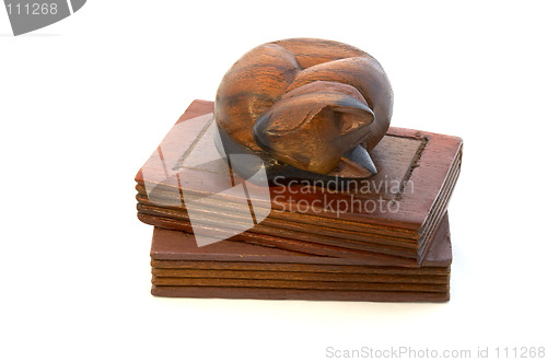 Image of Cat book end